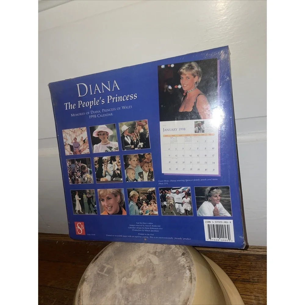 Diana Princess Of Wales Calendar`1998‎ The Peoples Princess NEW SEALED